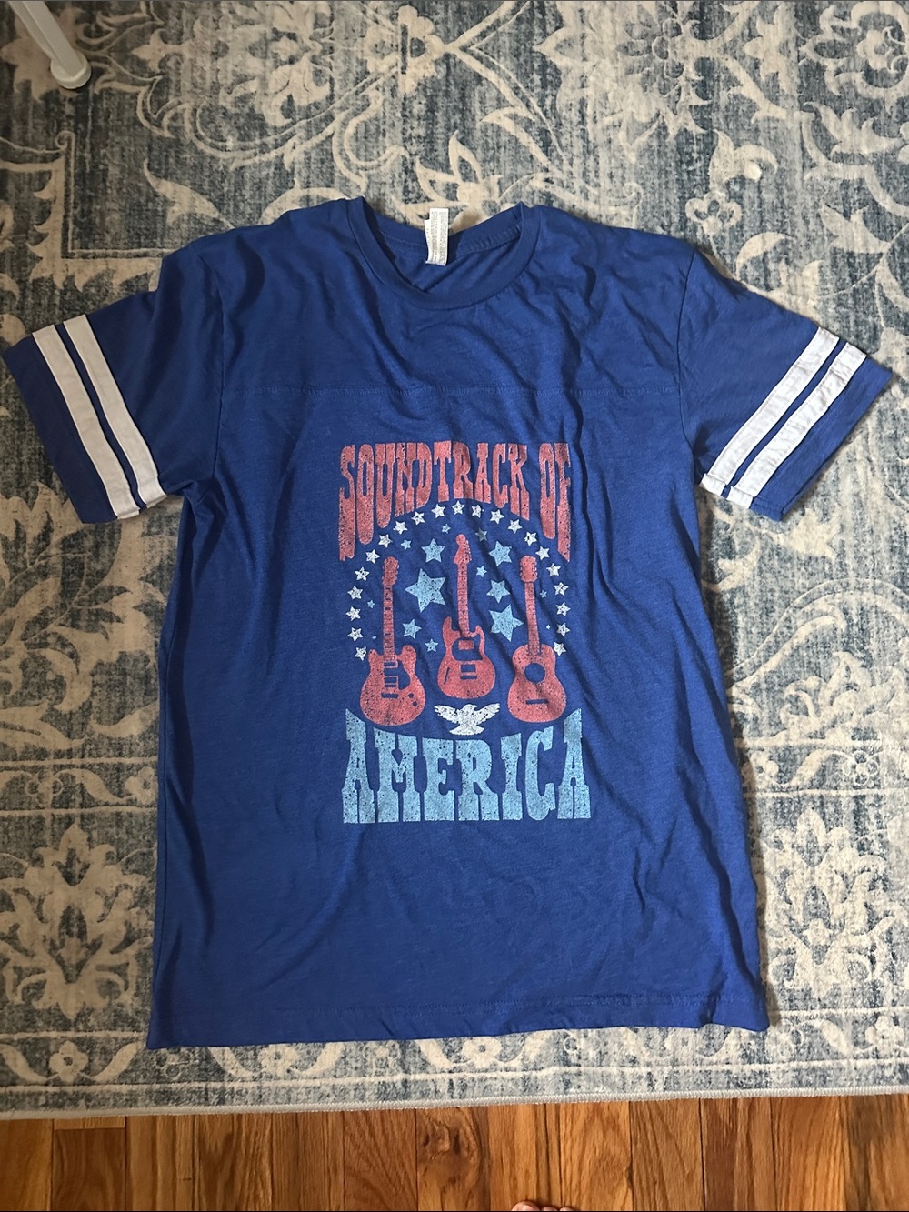 Blue 'Soundtrack of America' Graphic Tee